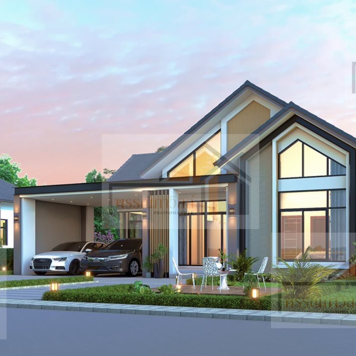 บ้านพรรณิภาวิลล์ บ้านนากลาง-สูงเนิน ภาพที่ 3