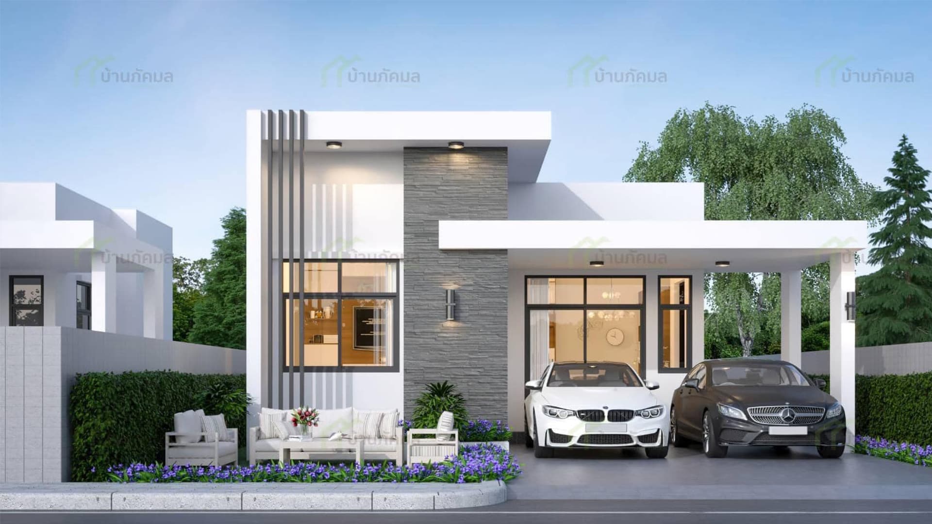 บ้านภัคมล ลิฟวิ่ง สีคิ้ว ภาพที่ 2